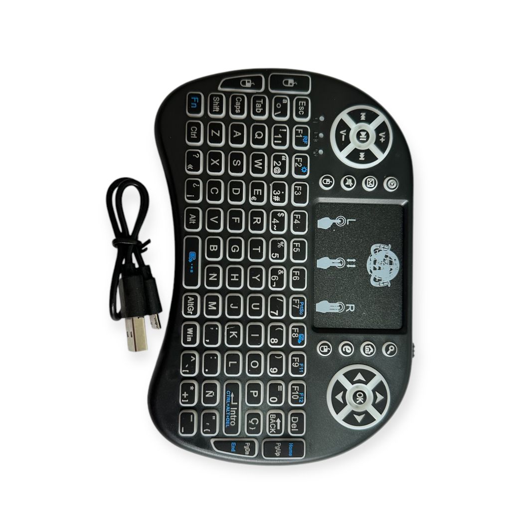 Mini Teclado Smart retroiluminado TV